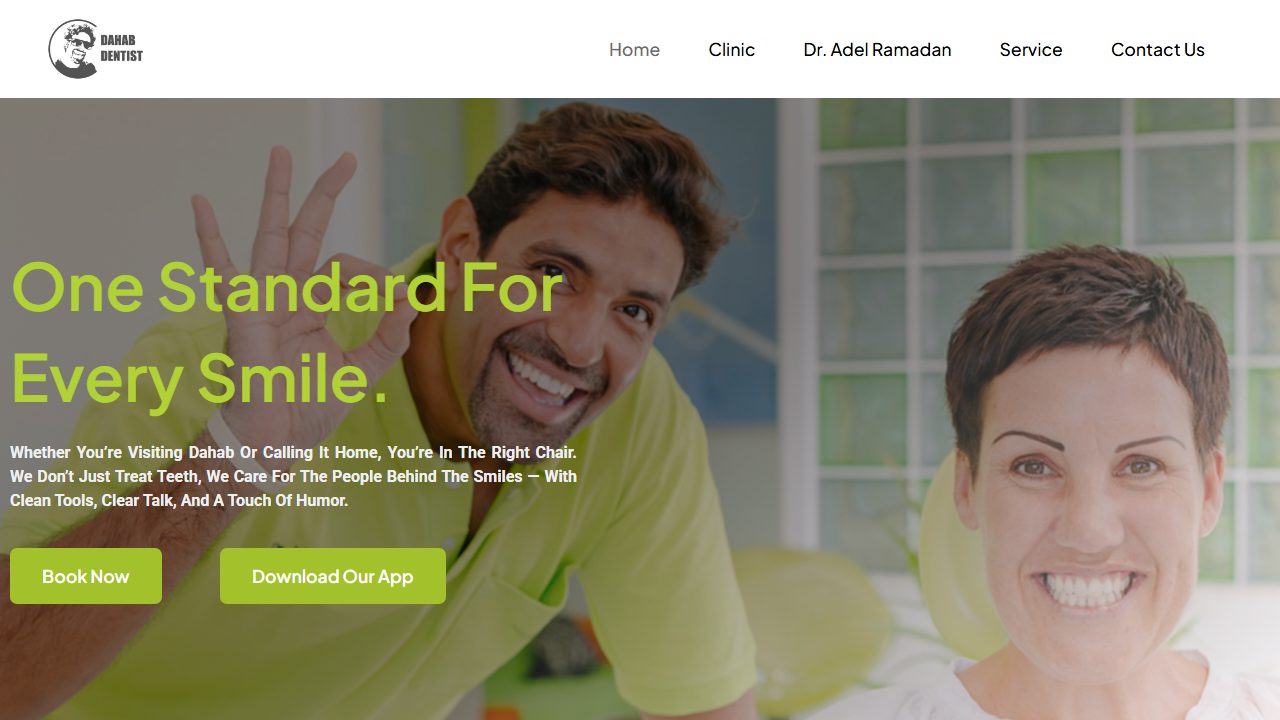 Dahab Dentist website