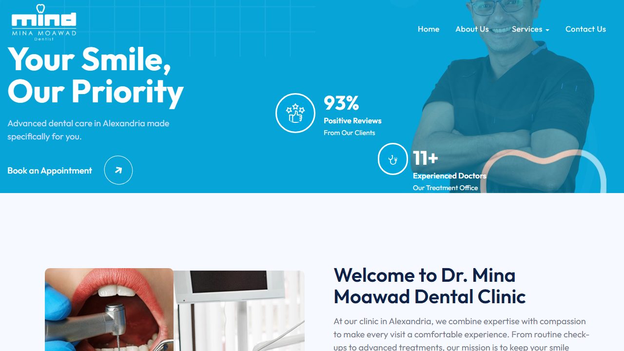 Dr Mina Moawad website